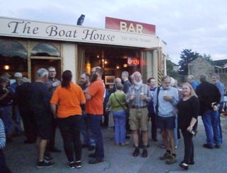 The canalside outside the Boat House provides a wonderful alfresco drinking venue.