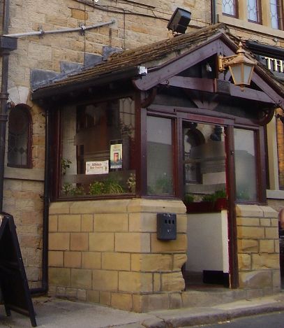 The front porch at the Willow Tree, Riddlesden
