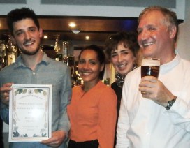 The Red Lion, Silsden. Keighley and Craven CAMRA Improved Pub award April 2016