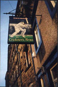Cricketers Arms Sign